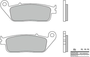 BREMBO / ブレンボ ブレーキパッド 07074XS カーボンセラミック オーガニック | 07074XS