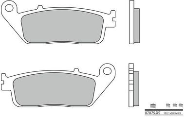 BREMBO / ブレンボ ブレーキパッド 07075XS カーボンセラミック オーガニック | 07075XS