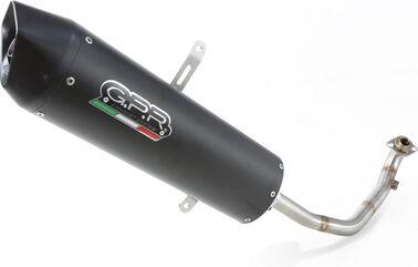 GPR / ジーピーアール Exhaust System Yamaha N-Max 125 2015/16 e3 Racing full system Furore Nero | YA.10.RACE.FUNE