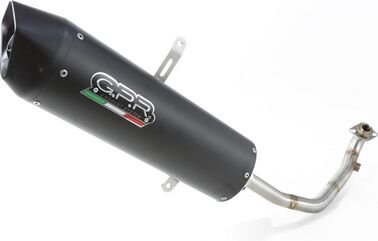 GPR / ジーピーアール Exhaust System Kymco X-Town 125 2016/2020 e4 Racing full system Furore Nero | KYM.10.RACE.FUNE