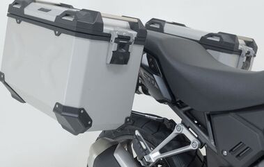 SW Motech Adventure-Set Luggage. Silver. Honda CB500X (13-), NX500 (23-). | ADV.01.400.75000/S