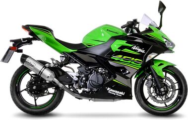 LeoVince / レオビンチ LV ONE EVO スリップオン ステンレス, カーボンファイバー エンドキャップ eマーク取得 KAWASAKI NINJA 400 (2018-2019) | 14259E