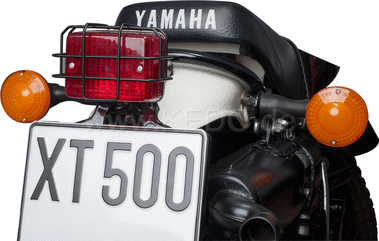 Kedo Taillight Grill 'Xcountry', black coated, including mounting material. | 40799