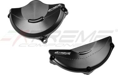 Extreme エクストリームコンポーネンツ エンジンプロテクター アルミ fully whole billet with 3d machining 2 PIECE Yamaha Pre Moto 3 250 (2019/2021) (クラッチ + オルタネーター) | PROT-ENG 2 YPM3