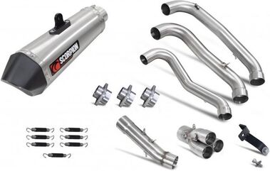 Scorpion Mufflers Serket Taper Full System Brushed Stainless Steel Sleeve | RTR93SYSSEO