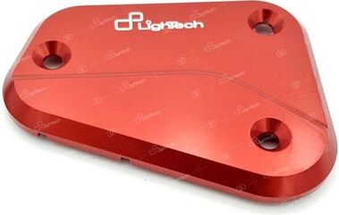 LighTech / ライテック Clutch/Brake Pump Reservoir Cover, Color: Red | FBC18ROS