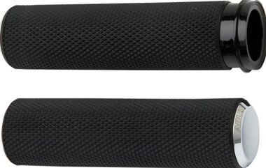 ARLEN NESS / アレンネス グリップ KNURLED FUSION スロットル BY CABLE クローム | 07-324
