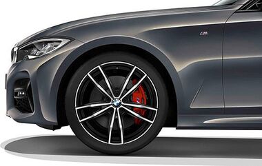 BMW 純正 ディスク ホイール 軽金属 ジェット 黒 ユニ塗装 8,5JX19 ET:40 | 36118089893 / 36 11 8 089 893