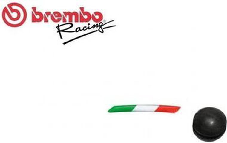 Brembo / ブレンボ ラバーキャップ + ITALIAN FLAG ステッカーS FOR 19RCS CORSACORTA PUMP | 110C74089