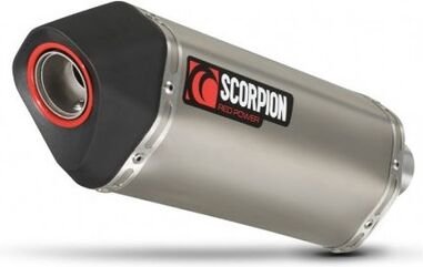 Scorpion / スコーピオンエキゾースト Serket スリップオン チタンスリーブ eマーク Honda CBF 600 2008 - 2014 | RHA100TEO