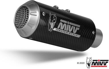 MIVV / ミヴ SPORT M3 SLIP-ON Muffler CARBON for YAMAHA YZF 1000 R1 2015 ECE approved (Euro3/Euro4) | Y.050.LM3C