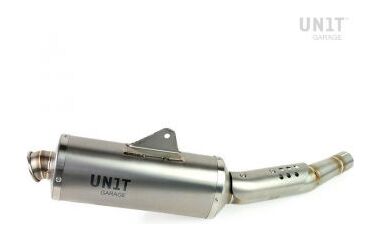 Unitgarage / ユニットガレージ Exhaust in titanium with visible welding Ténéré 700 | 3205Tit