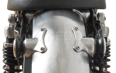Kedo Mounting Kit for Rear Fender aluminum including 4 brackets, Rubbers and Bushings | 22105