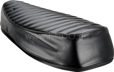 Kedo Seat Cover, Ribbed, Black (OEM Replica), without lettering (OEM Reference # 48U-24731-00) | 30104
