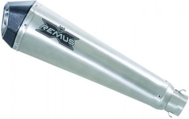 Remus Hypercone Stainless Steel/Stainless Steel Slip On + Connecting Tube, For Ducati Diavel 119Kw From 2011 | 056782_158011