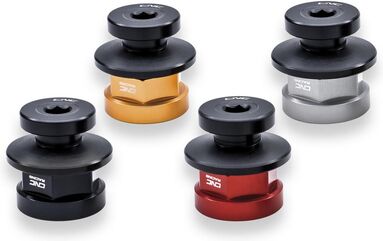 CNC Racing / シーエヌシーレーシング Rear Wheel Nuts Ducati - With Support Stand, レッド | SC200R