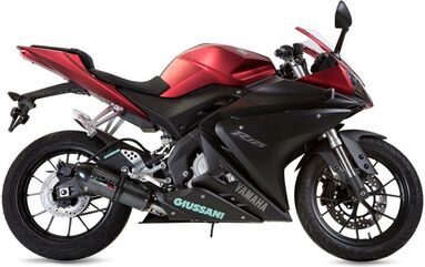 GPR / ジーピーアール Original For Yamaha Yzf-R 125 I.E. 2017/2019 E4 Homologated Full Exhaust Catalized Gp Evo4 Poppy | E4.Y.210.CAT.GPAN.PO
