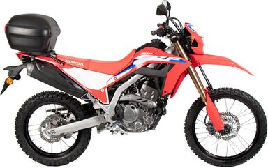 Hepco & Becker トップケース - セット ジャーニー トップケース 40 ブラック/シルバー キャリア付き Honda CRF 300 L (2021-) | 6509534 01 01-089 si