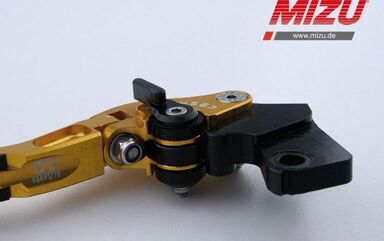 Mizu クラッチレバー ABE認可品 ゴールド | 309G2651511