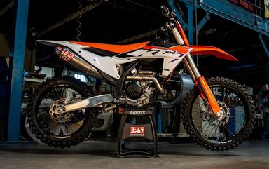 Yoshimura USA KTM/Husq 350SXF FE/ FC RS12 FS TI/TI EXHAUST DIRT FULL SYSTEMS | 262541S720