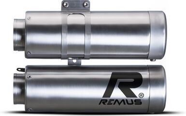 Remus / レムス マフラー Slip-On Double MESH (sport silencer with removable sound insert), stainless steel brushed, NO (EEC-) APPROVAL | 74583 087521-1