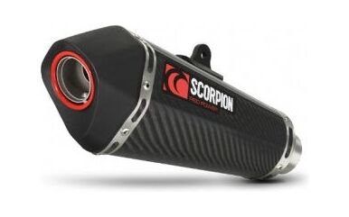Scorpion / スコーピオンエキゾースト Serket テーパーフルシステム カーボンファイバースリーブ eマーク Yamaha YZF R 125 2008 - 20 | RYA90SYSCEO