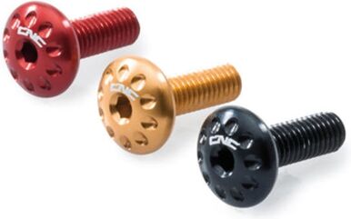 CNC Racing / シーエヌシーレーシング Carbon Fuel Tank Side Cover Screw Set Ducati Scrambler, ゴールド | KV422G