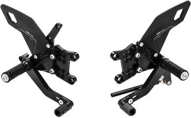 CNC Racing / シーエヌシーレーシング REAR SETS ADJUSTABLE EASY FOR APRILIA RSV4 - TUONO | PE505