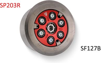 CNC Racing / シーエヌシーレーシング Spring retainers kit oil bath clutch Ducati | SF127