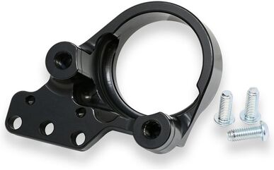 CNC Racing / シーエヌシーレーシング Triple clamps Aprilia - Ignition key switch bracket, Black | PSK01B