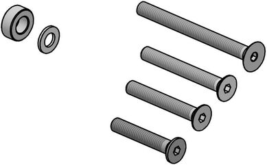 CNC Racing / シーエヌシーレーシング Adapter left handlebar weight CNC Racing / シーエヌシーレーシング for Aprilia RS 660, Natural | CMA01N