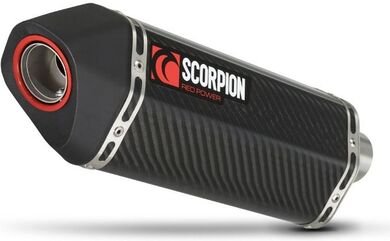 Scorpion / スコーピオンエキゾースト Serket スリップオン (ペア) カーボンファイバースリーブ eマーク Kawasaki Z 1000 10-13 2010 - 20 | RKA87CEO