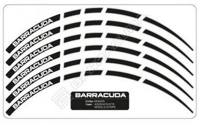 Barracuda Moto / バラクーダモト ステッカーキット マキシスクーター ブラック | NS5400-N