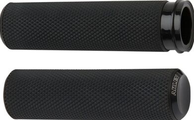 ARLEN NESS / アレンネス グリップ KNURLED FUSION スロットル BY CABLE ブラック | 07-325
