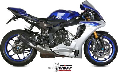 MIVV / ミヴ SPORT M3 SLIP-ON Muffler CARBON for YAMAHA YZF 1000 R1 2015 ECE approved (Euro3/Euro4) | Y.050.LM3C