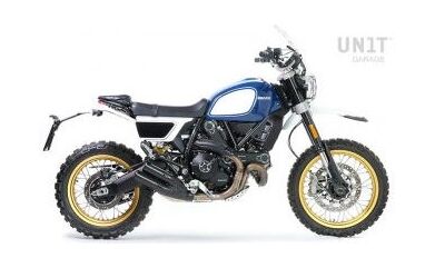 Unitgarage / ユニットガレージ Windshield with GPS support for Ducati Scrambler | 2721