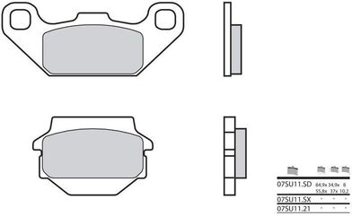 BREMBO / ブレンボ ブレーキパッド 07SU11SX シンタード・メタル | 07SU11SX