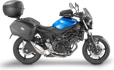 GIVI / ジビ Screen for Suzuki SV 650 16-, color black with smoke screen, dim. HxW 28,5x36 cm, fitting kit included | A3111