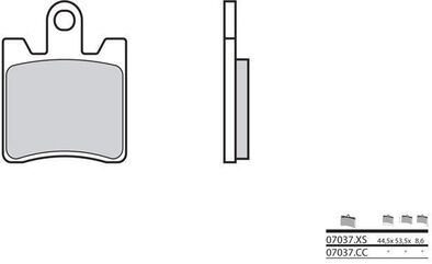 BREMBO / ブレンボ ブレーキパッド 07037CC カーボンセラミック | 07037CC