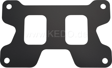 Kedo Reinforcement Plate, bag inside of aluminum-coated black plastic, completes item 60707L and 60707R | 60709