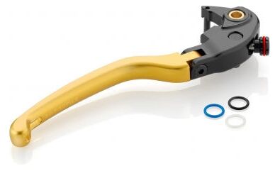 Rizoma / リゾマ  Brake Lever “3D” with Remote Adjuster predisposition, Gold Anodized | LBK500G