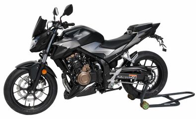 Ermax / アルマックス hugger arriere (evo ) for cb 500 f 2019 , mat black (mat gunpowder black metallic [nh436m] ) | 7301T02-73