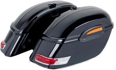 CustomAcces / カスタムアクセス Rigid Saddlebags Touring Model, Black | ARS002N