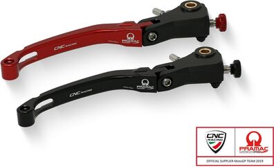 CNC Racing / シーエヌシーレーシング Brake lever Race - folding Pramac Racing Limited Edition, Red | LBR20RPR