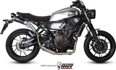 MIVV / ミヴGHIBLI ブラックステンレススチール for YAMAHA XSR 700 (2016) | Y.052.LGB