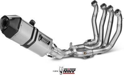 MIVV / ミヴ POWER EVO SPEED EDGE Imp. compl./Full sys. 4x2x1 TITANIUM for YAMAHA YZF 1000 R1 2015 NOT approved | R.YA.0010.SRT