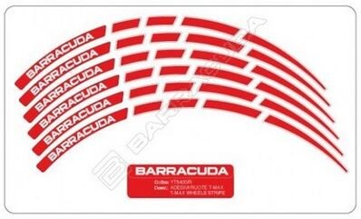 Barracuda Moto / バラクーダモト ステッカーキット マキシスクーター レッド | NS5400-R