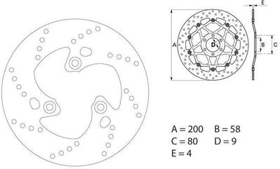 BREMBO / ブレンボ ORO (オーロ) ブレーキディスク ラウンドフィックス | 68B40721