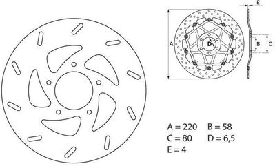 BREMBO / ブレンボ ORO (オーロ) ブレーキディスク ラウンドフィックス | 68B40730