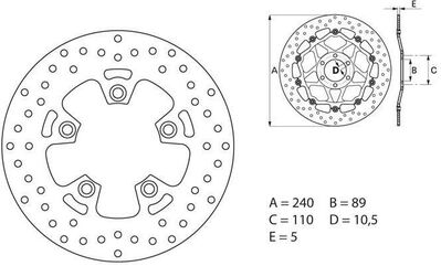 BREMBO / ブレンボ ORO (オーロ) ブレーキディスク ラウンドフィックス | 68B40771